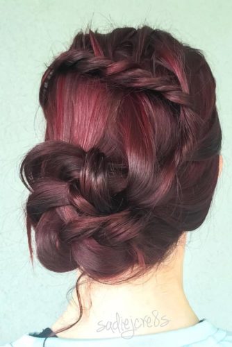 36 Charming Hairstyles for Red Ombre Hair