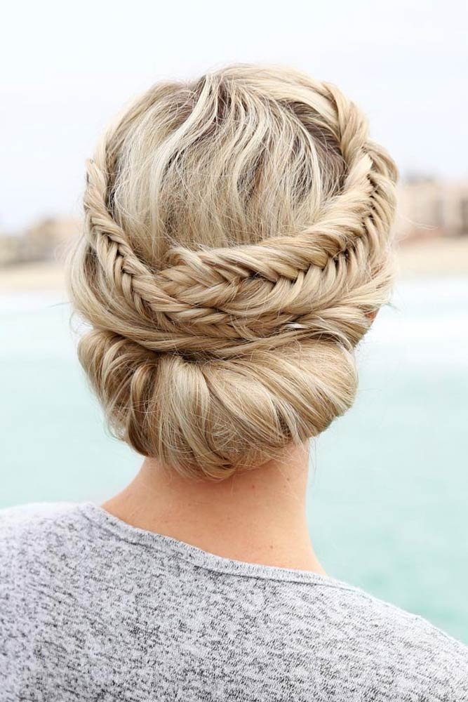 Great Braided Crown Homecoming Hairstyles picture 3