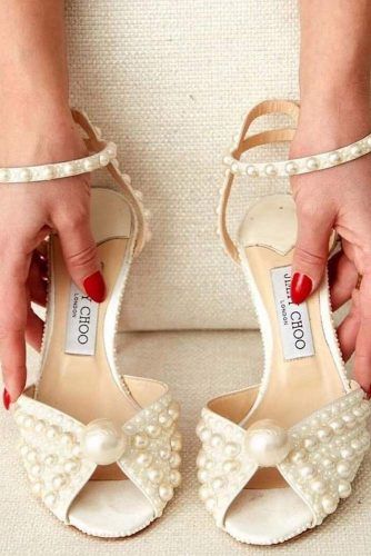 White Sandals With Pearls #pearlssandals