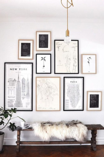 36 Cool Gallery Wall Decorating Ideas