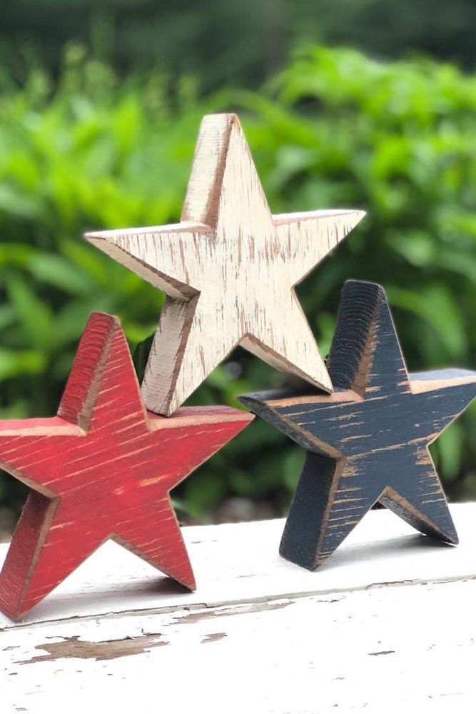 Rustic Stars Decorations #rusticdecorations