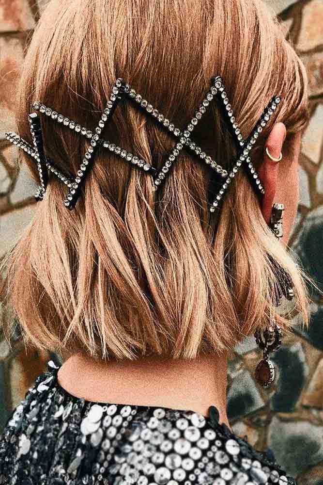 Chic Hair Styling With Pins #hairpins #chichairstyles
