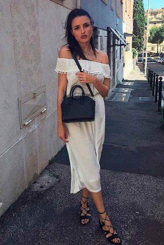 Simple White Summer Dress #casualdress #whitedress