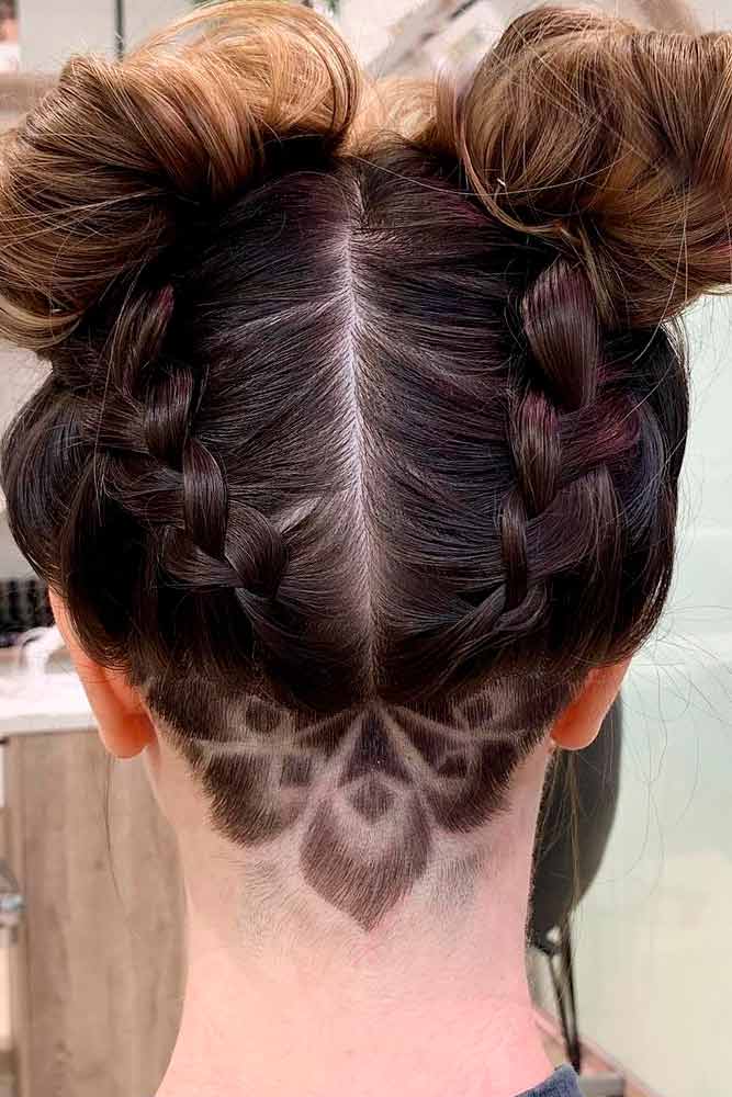 Hairstyles and Haircuts. Barbarian style. - Blond Undercut Hairstyle  #barbarianstyle #undercut #undercutgirls #undercutdesign #undercuthairstyle  #undercutnation #undercuts #undercutsforwomen Find more at  https://barbarianstyle.net/undercut-hairstyles ...