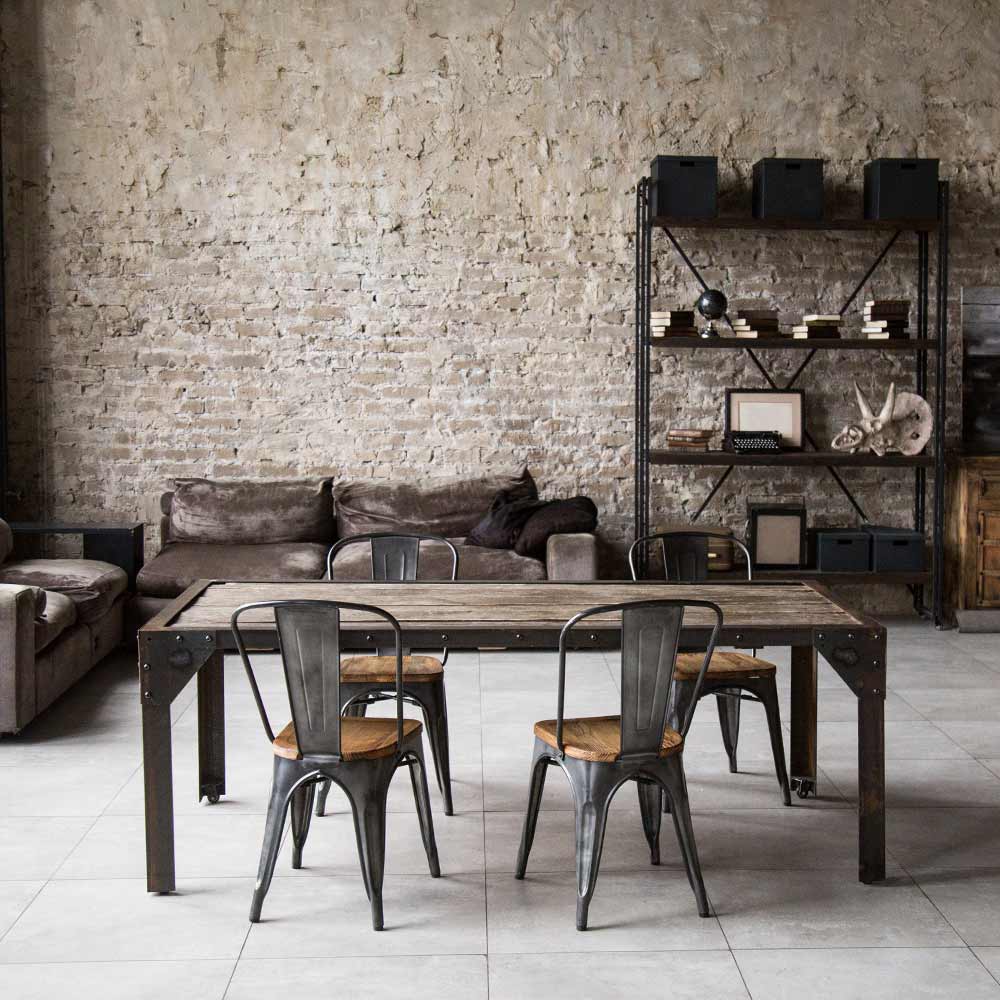 Dining Room with Dark Colors