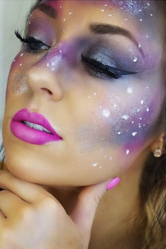 21 Galaxy Makeup Looks - Creative Makeup Ideas for Extraordinary Girls