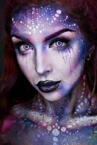 21 Galaxy Makeup Looks - Creative Makeup Ideas for Extraordinary Girls