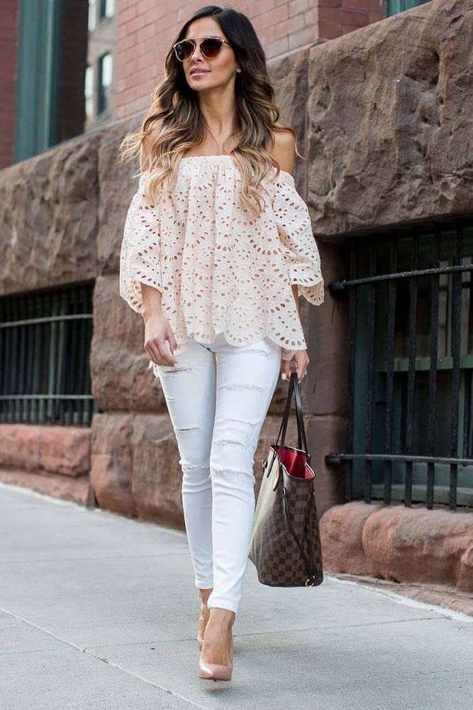 Stylish Outfit Ideas with Shoulder Tops picture 2