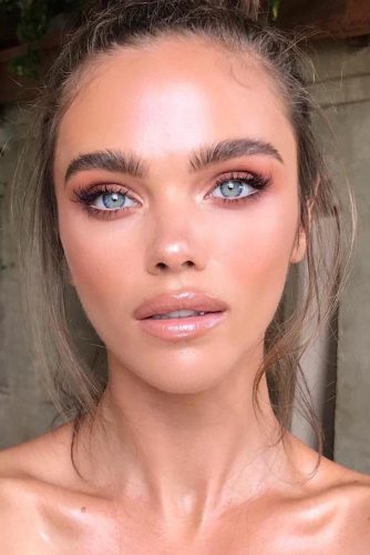 Natural Glam Makeup Idea #glammakeup