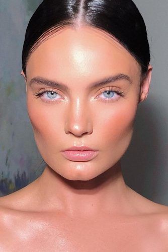 No Makeup Makeup Look #blush #lipgloss