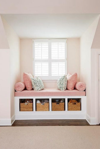 Girls Room With Window Seat