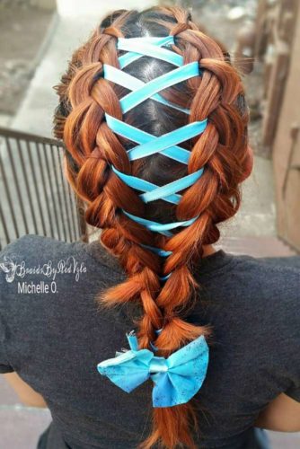 15 Amazing Braid Hairstyles with Corset Braid Hair