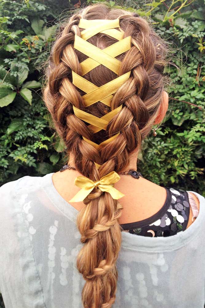 15 Amazing Braid Hairstyles with Corset Braid Hair