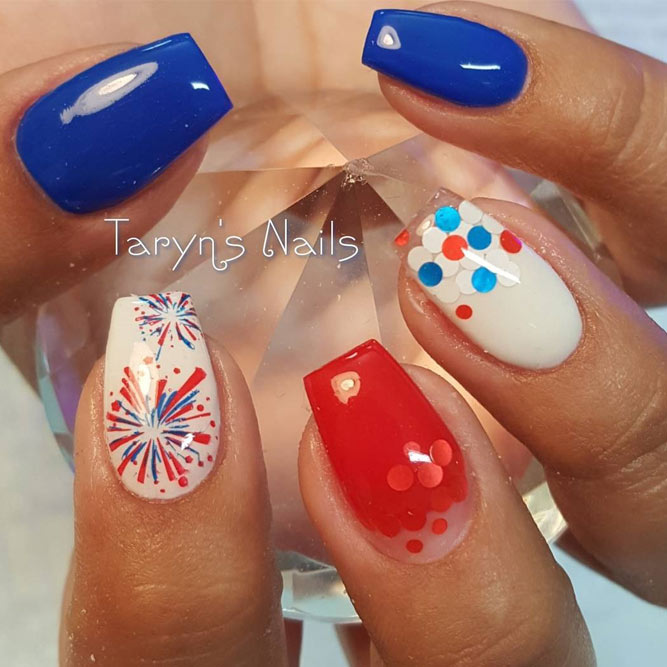 30 Fun Easy Nail Designs To Celebrate Labor Day