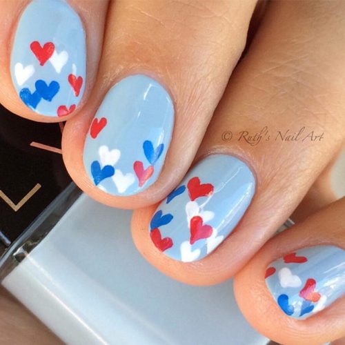 Summer Nail Designs in Patriotic Style picture 1