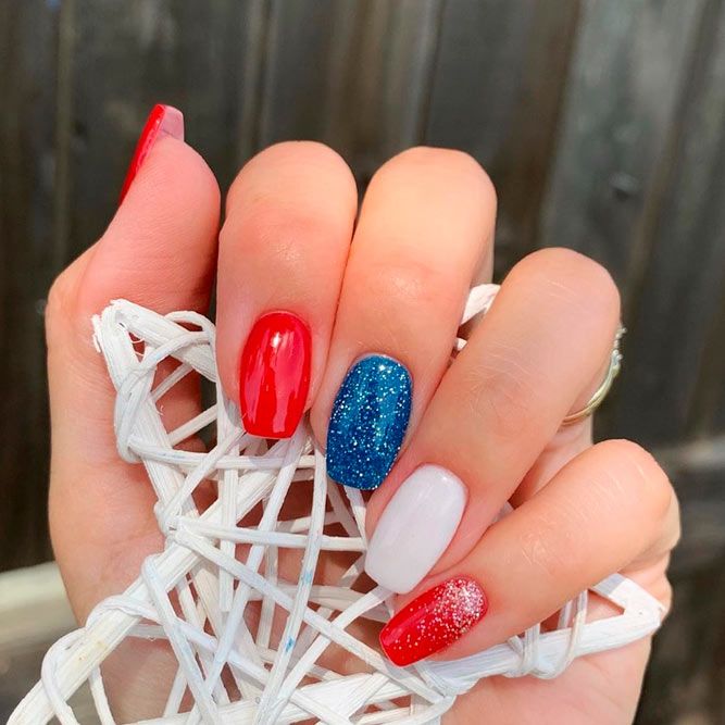 30 Fun Easy Nail Designs To Celebrate Labor Day