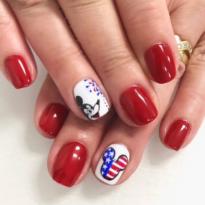 30 Fun Easy Nail Designs To Celebrate Labor Day
