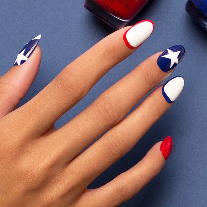 30 Fun Easy Nail Designs To Celebrate Labor Day