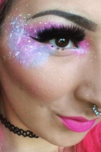 21 Galaxy Makeup Looks - Creative Makeup Ideas for Extraordinary Girls