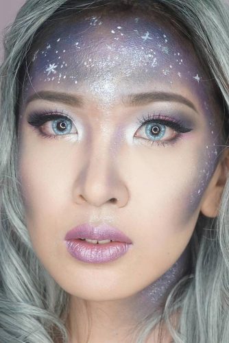 Smigre Evakuering censur 21 Galaxy Makeup Looks - Creative Makeup Ideas For Extraordinary Girls