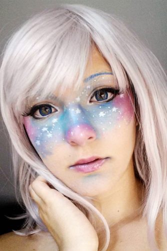 21 Galaxy Makeup Looks - Creative Makeup Ideas for Extraordinary Girls