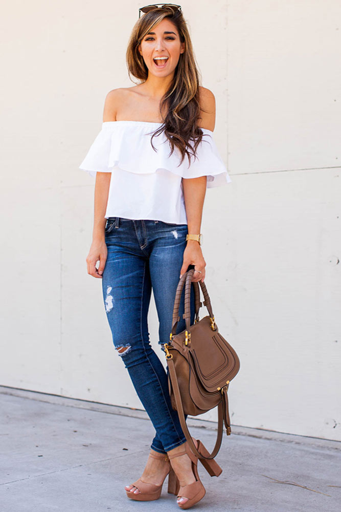 30 Off The Shoulder Tops That Show A Sexy Bit Of Skin