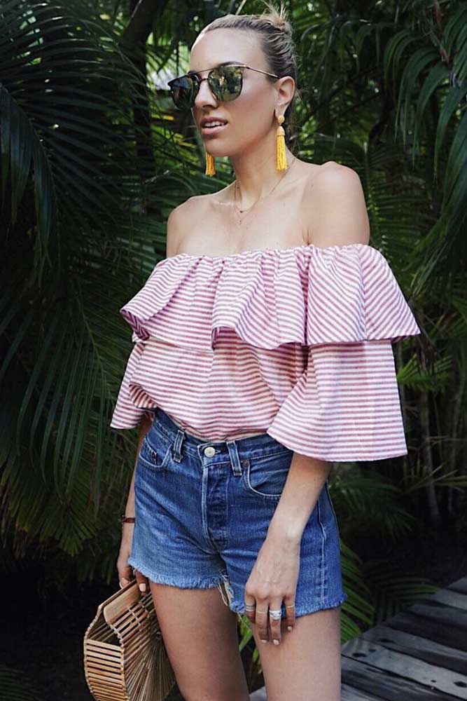 Beautiful Off the Shoulder Top Ideas picture 5
