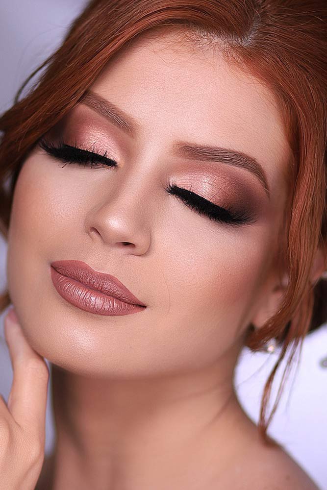 Peach Smokey Eyes Makeup #peachsmokey #mattesmokey