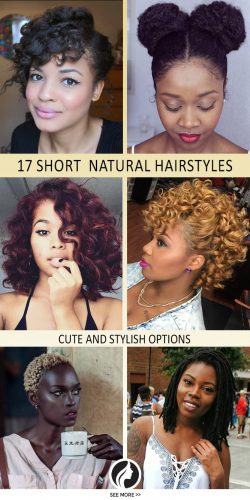 17 Short and Sassy Natural Hairstyles for Afro-American Women