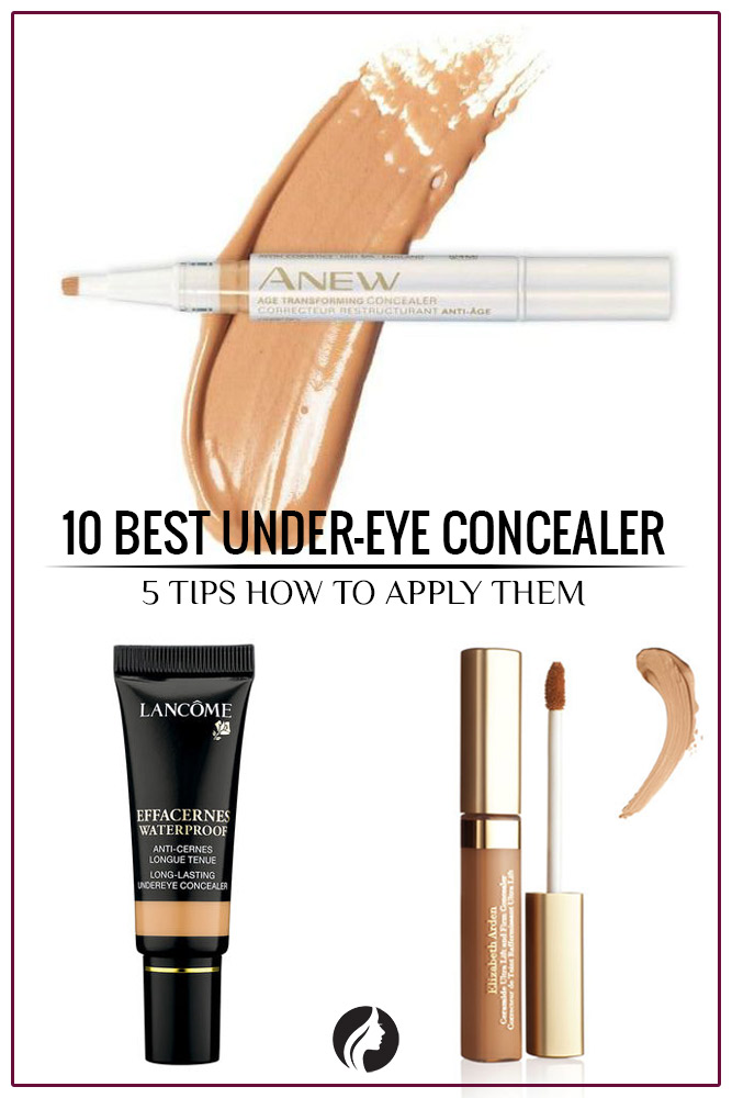 10 Best Under Eye Concealer Brands And 5 Application Tips Infographic