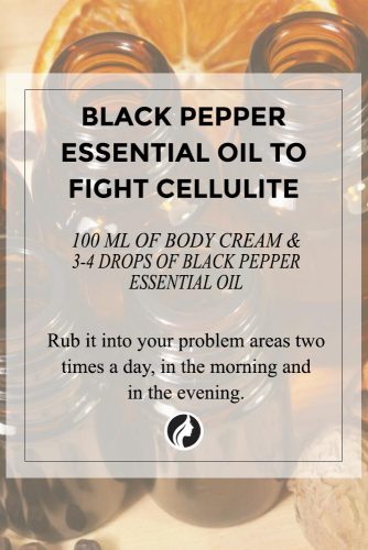 How to Get Rid of Cellulite on Legs With the Help of Black Pepper Esential Oil