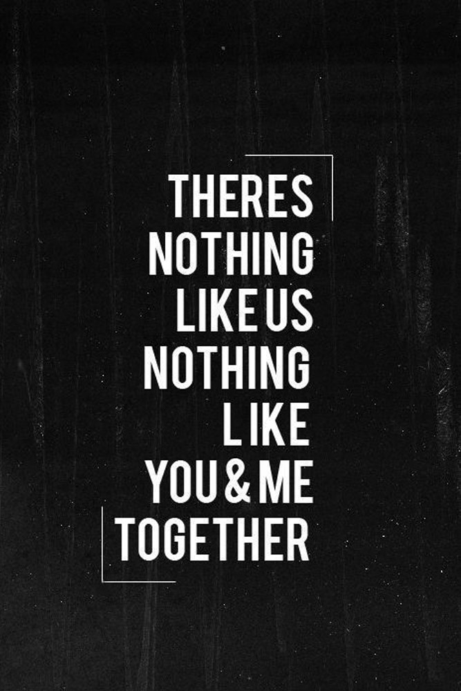 you and me together quotes