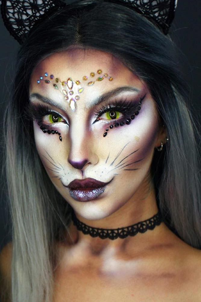 Anoi smukke Festival 70 Halloween Makeup Ideas for Any Themed Party - Glaminati