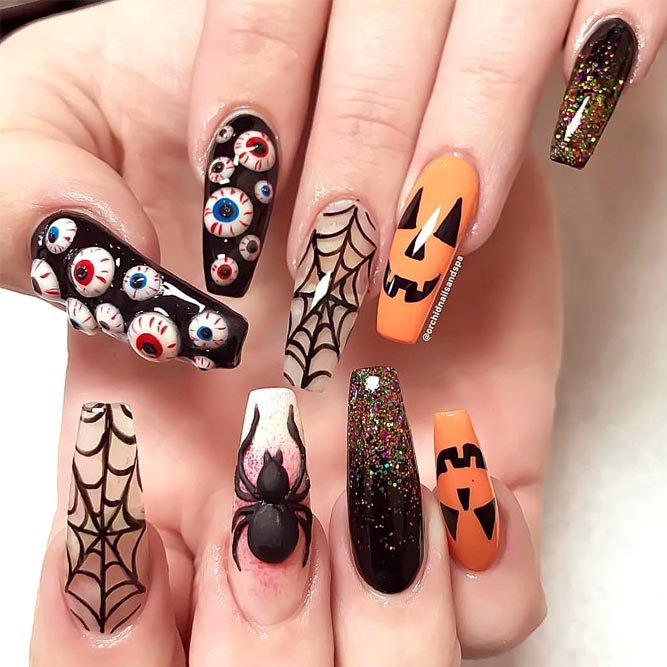 70+ Super Stylish Halloween Nails That Will Blow Your Mind