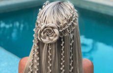 Pretty Rose Hairstyles For Long Hair - Ideas From Daily To Special Occasion