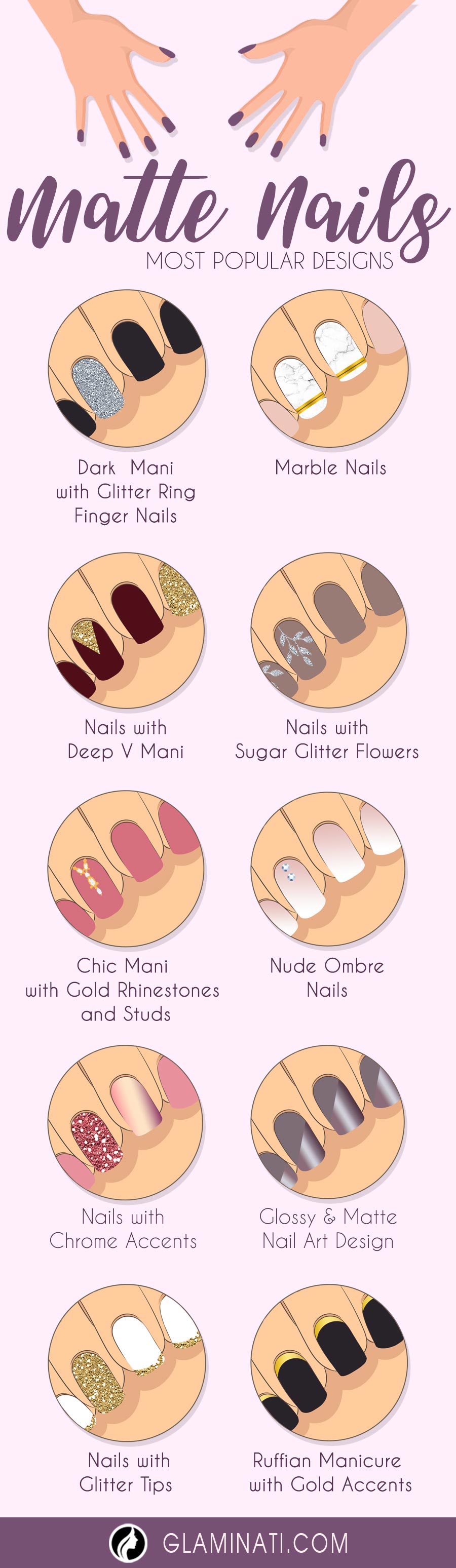 Elegant Looks for Matte Nails Every Girl Will Want to Copy