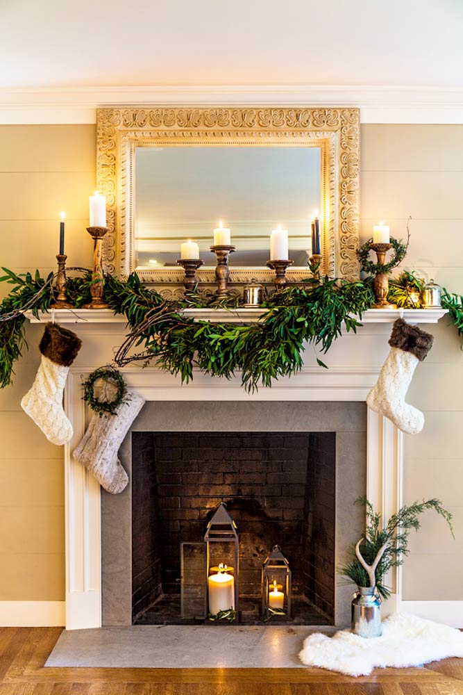 38 Most Beautiful Christmas Fireplace Decorations