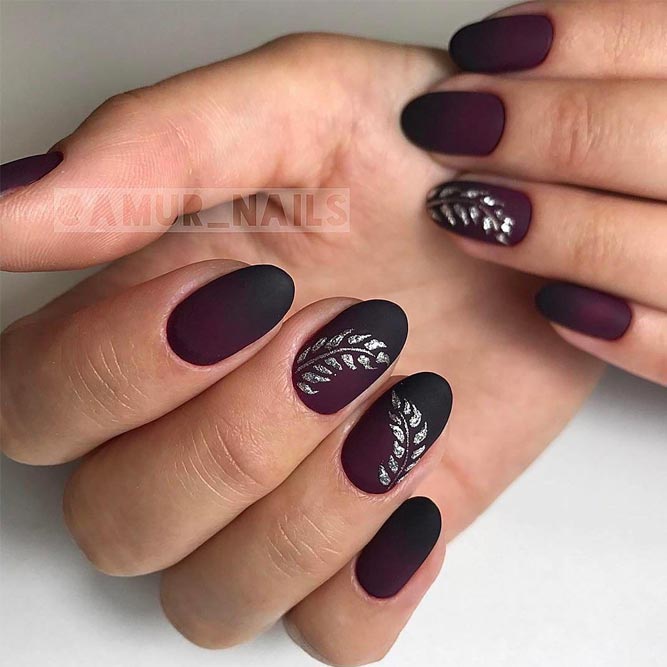 Dark Ombre Nails