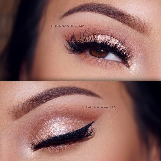 Charming Rose Gold Eye Makeup Ideas picture 1