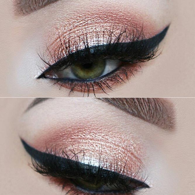 Charming Rose Gold Eye Makeup Ideas picture 2