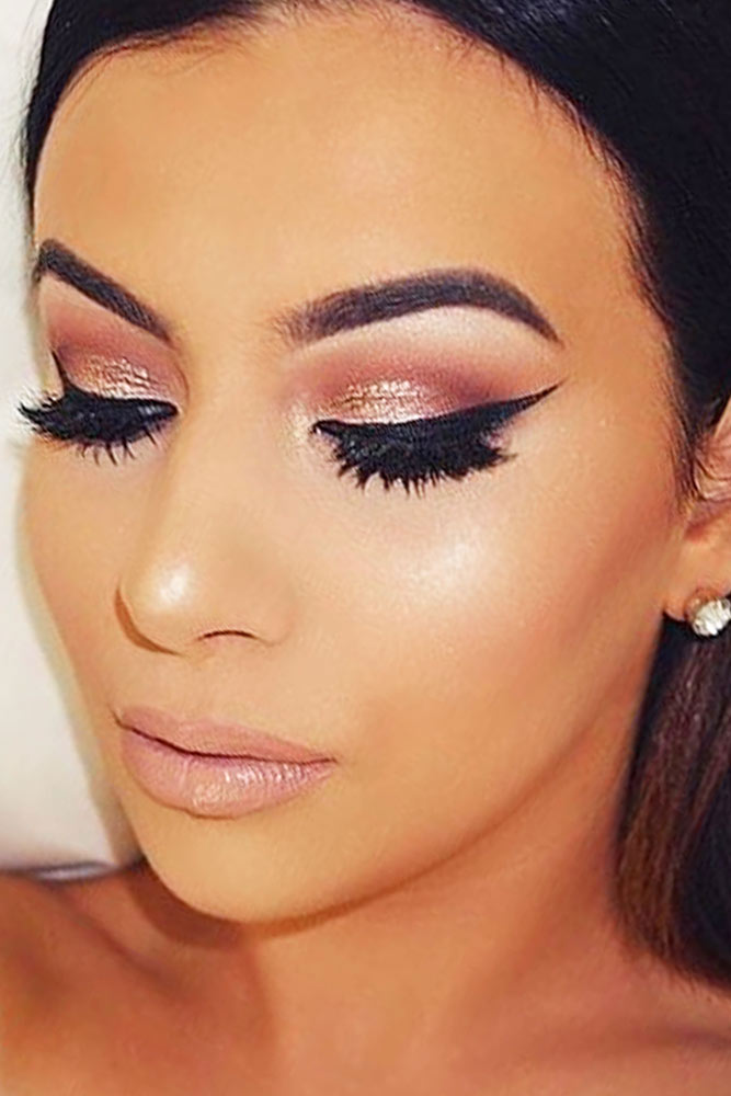 45 Top Rose Gold Makeup Ideas To Look Like A Goddess 4145