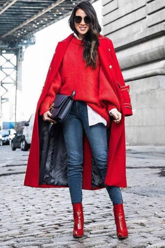 Red parka hot sale coats womens