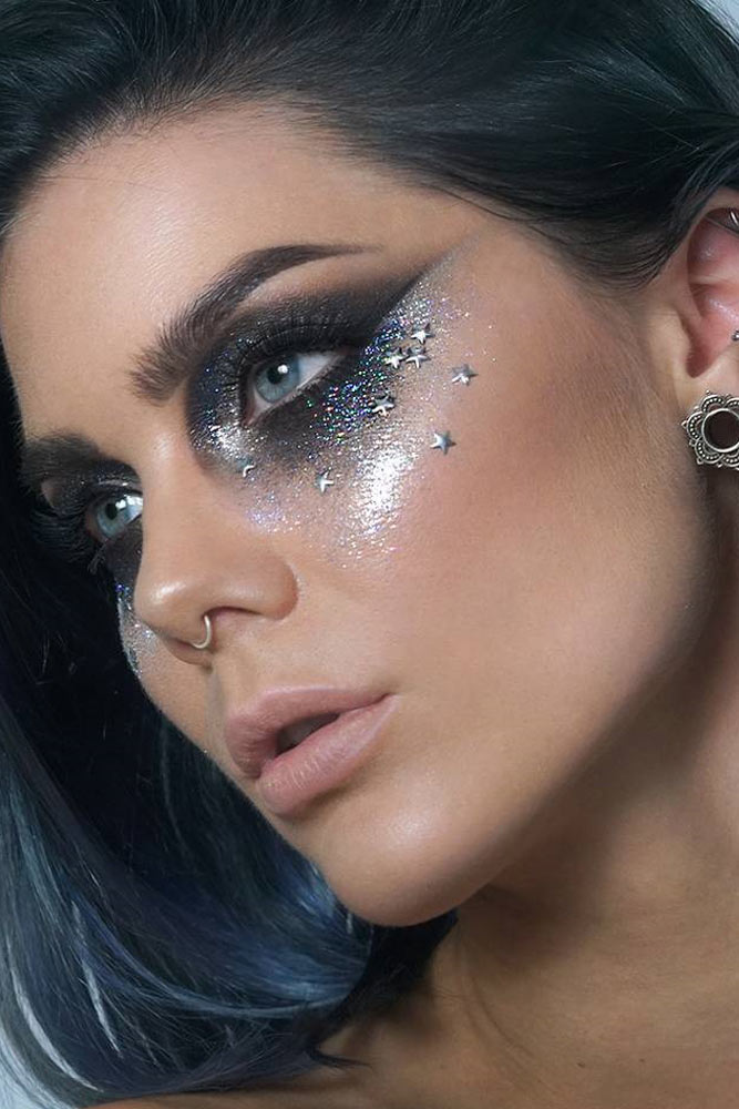 glitter fairy makeup