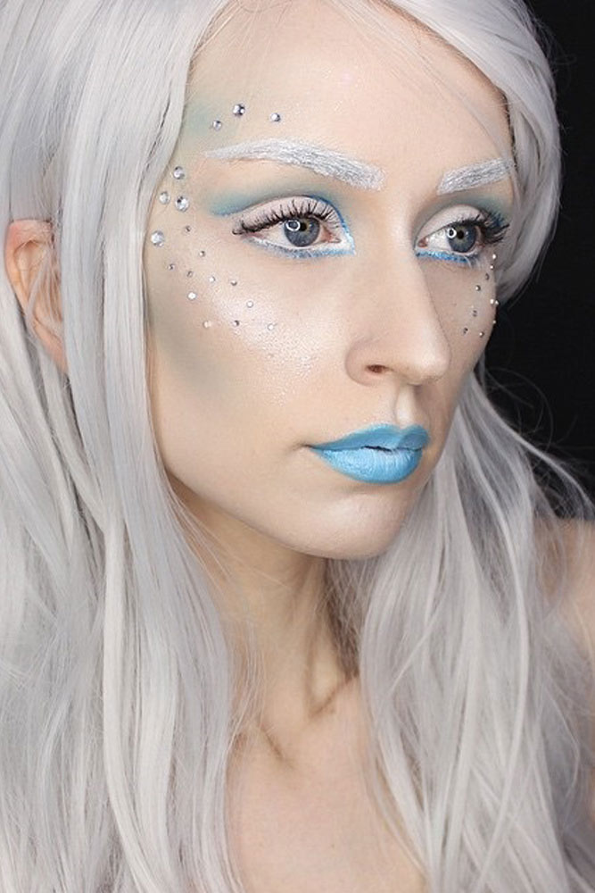 snow fairy makeup