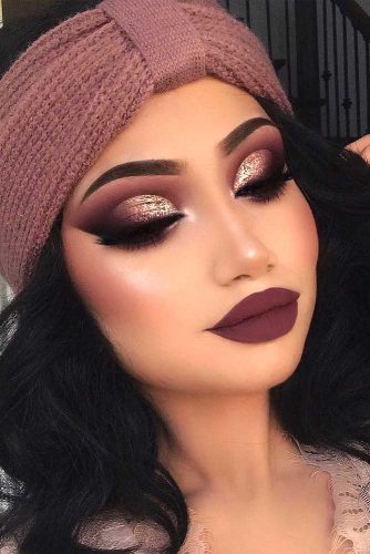 Burgundy glitter clearance eyeshadow