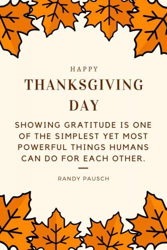 Randy Pausch Thanksgiving Quotes #quotes #thanksgiving