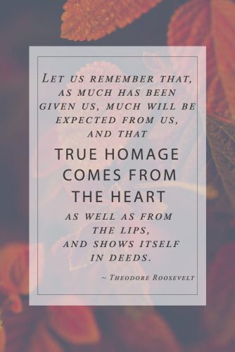 Theodore Roosevelt Thanksgiving Quotes #inspirationalquotes #thanksgivingquotes