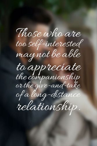 True love knows no reason, no boundaries, no distance. It has a sole  intention of bringing people together to a time c…