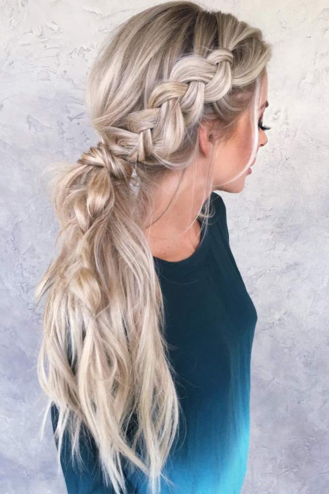 Braided Ponytail Ideas for This Winter Picture 5