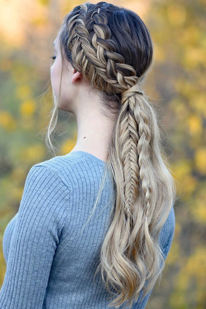 Braided Ponytail Ideas for This Winter